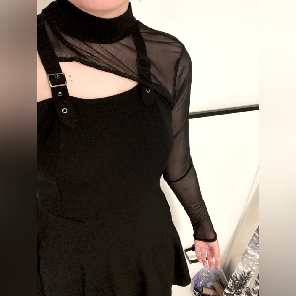 HotTopic Alt Mesh and Strap Dress